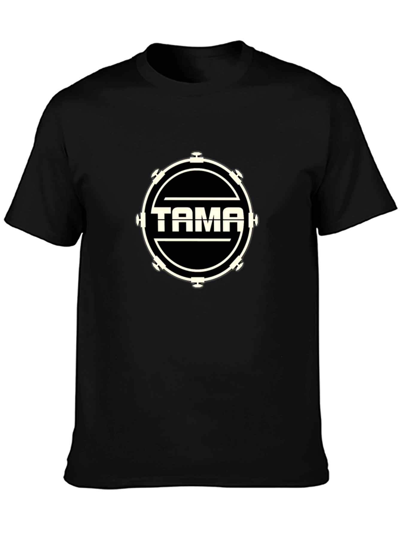 Tama Drums Logo Black T-Shirt