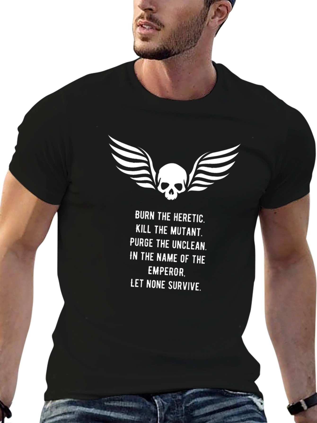 Warhammer 40K Inspired T-Shirt - Burn the Heretic!