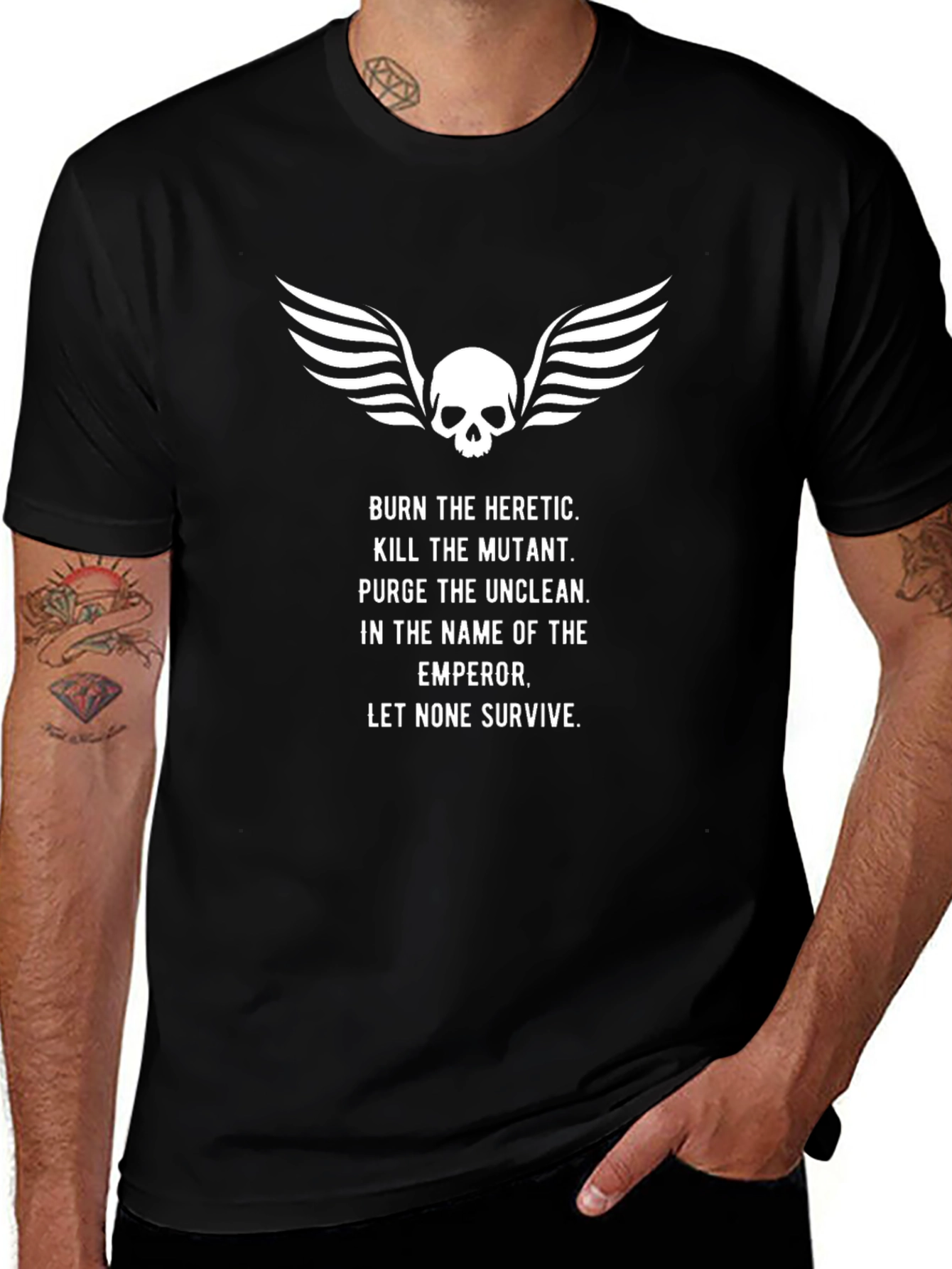 Warhammer 40K Inspired T-Shirt - Burn the Heretic!