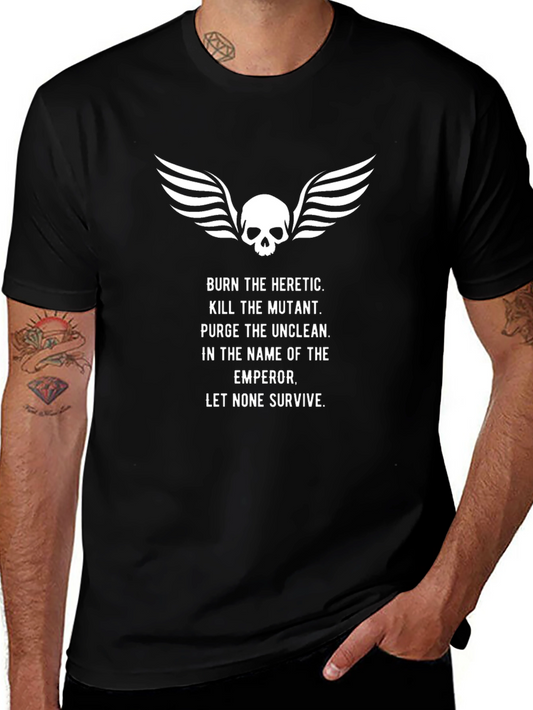 Warhammer 40K Inspired T-Shirt - Burn the Heretic!