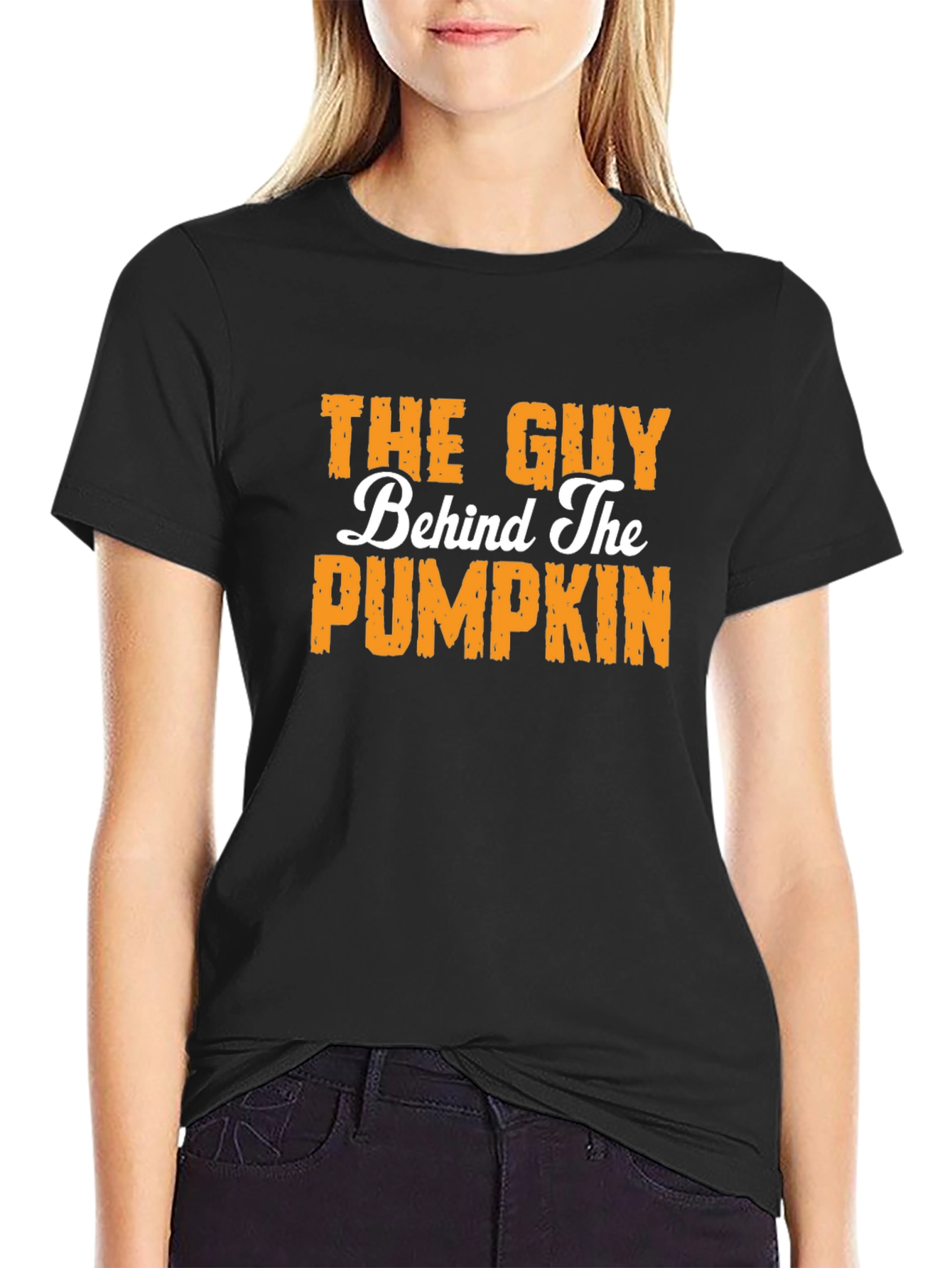 The Guy Behind The Pumpkin Halloween T-Shirt