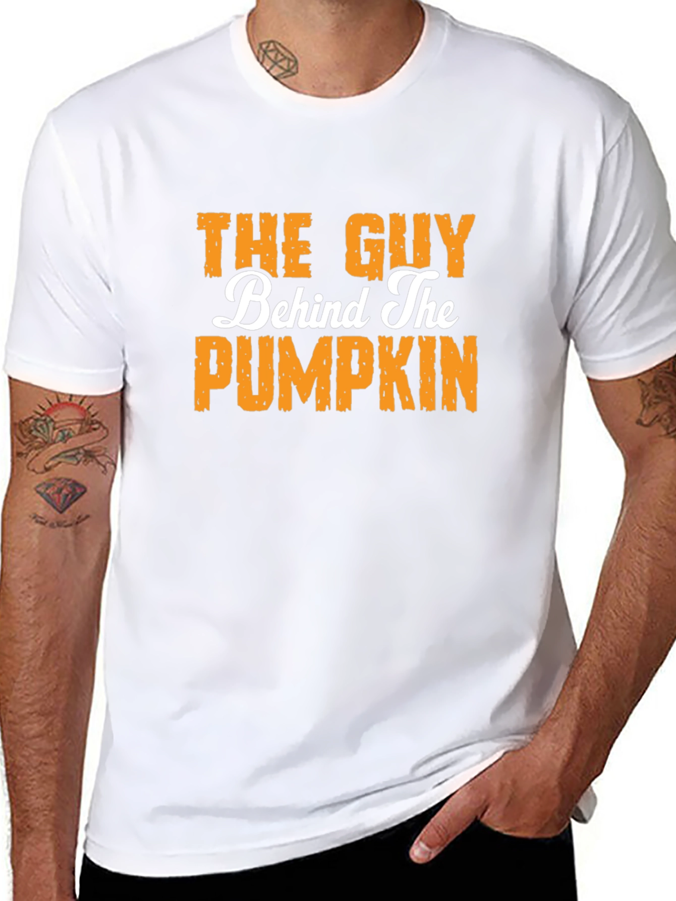 The Guy Behind The Pumpkin Halloween T-Shirt