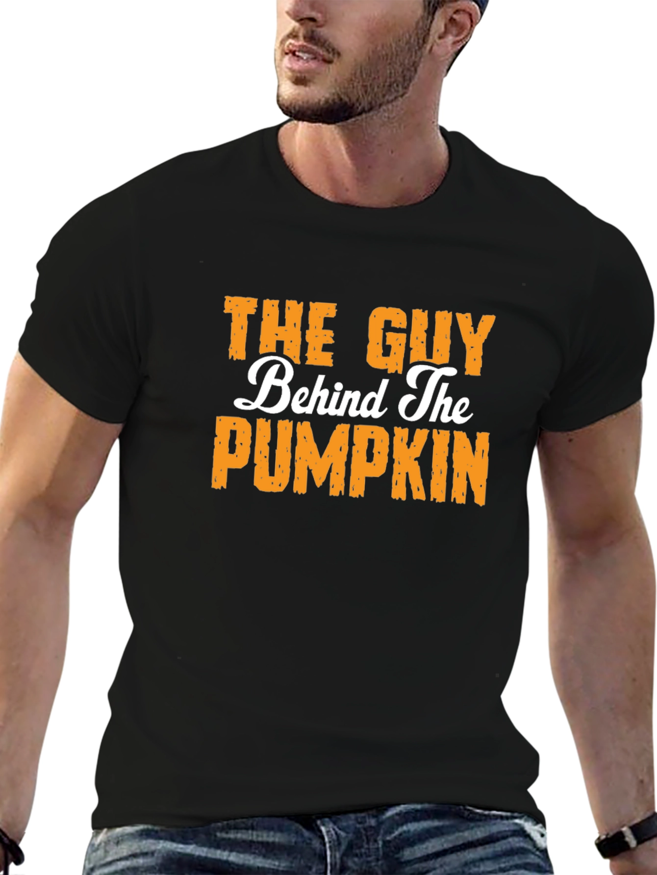 The Guy Behind The Pumpkin Halloween T-Shirt