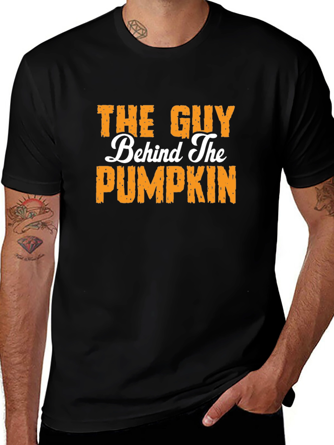 The Guy Behind The Pumpkin Halloween T-Shirt