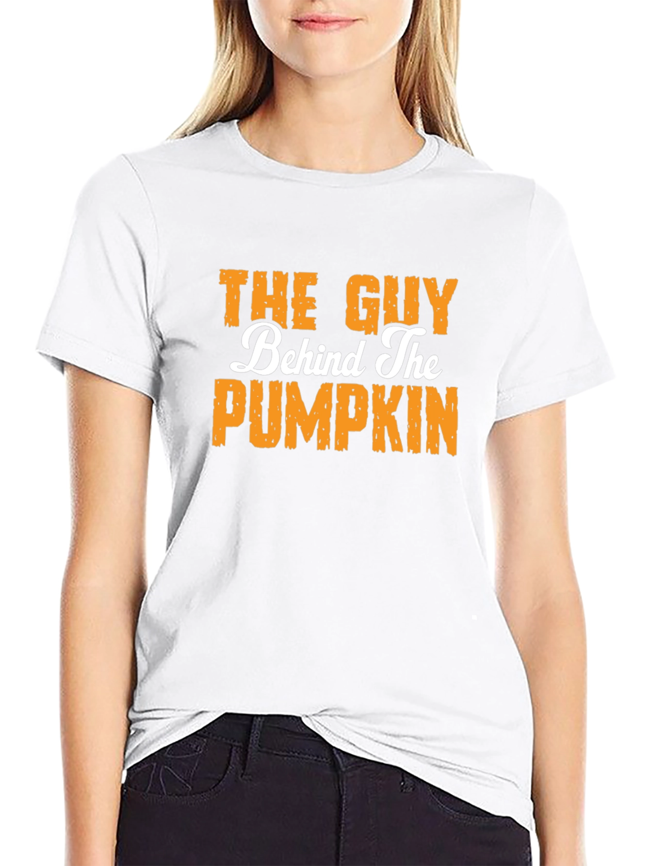 The Guy Behind The Pumpkin Halloween T-Shirt