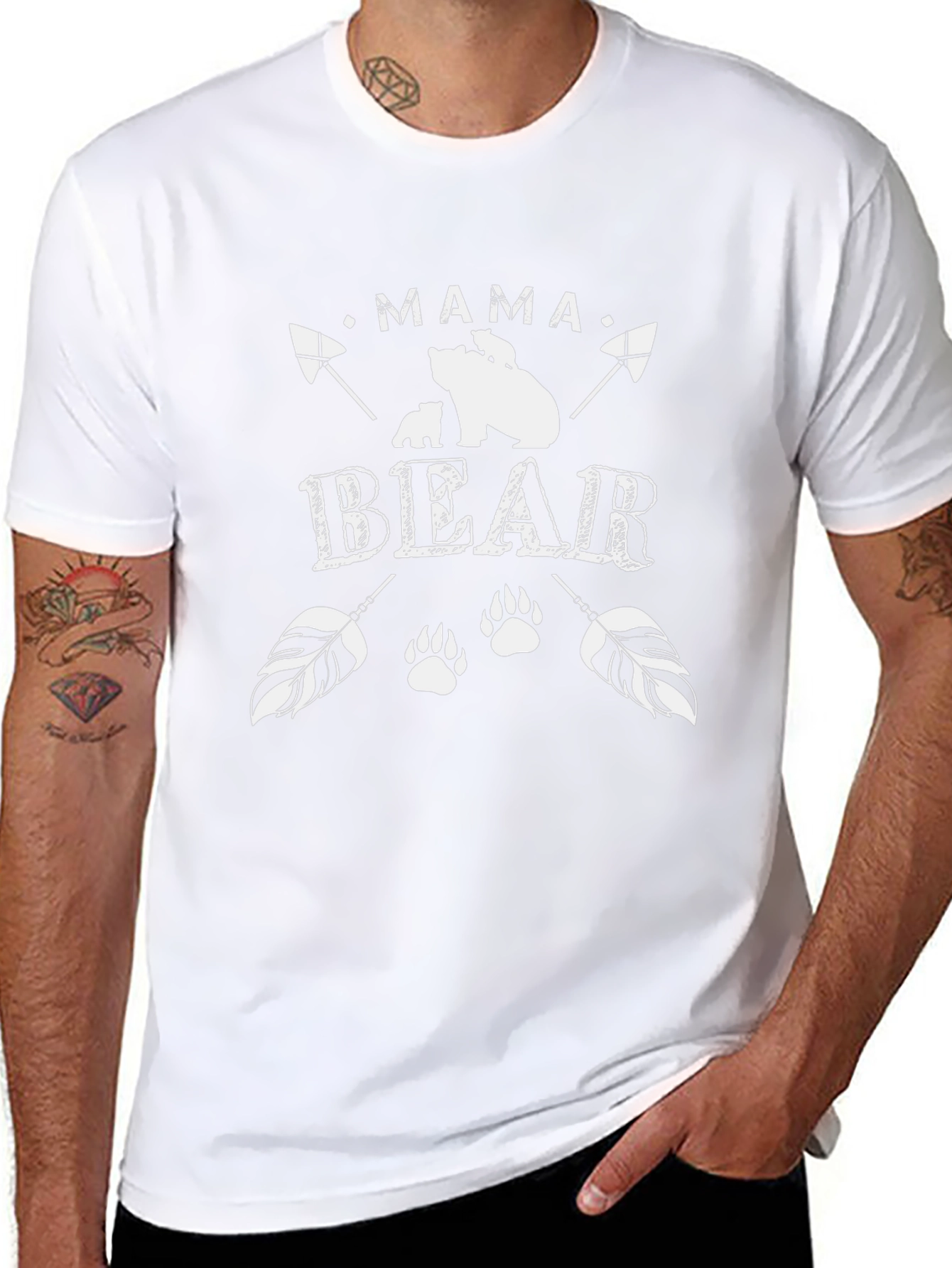 Mama Bear T-Shirt: Cute Graphic Tee for Moms