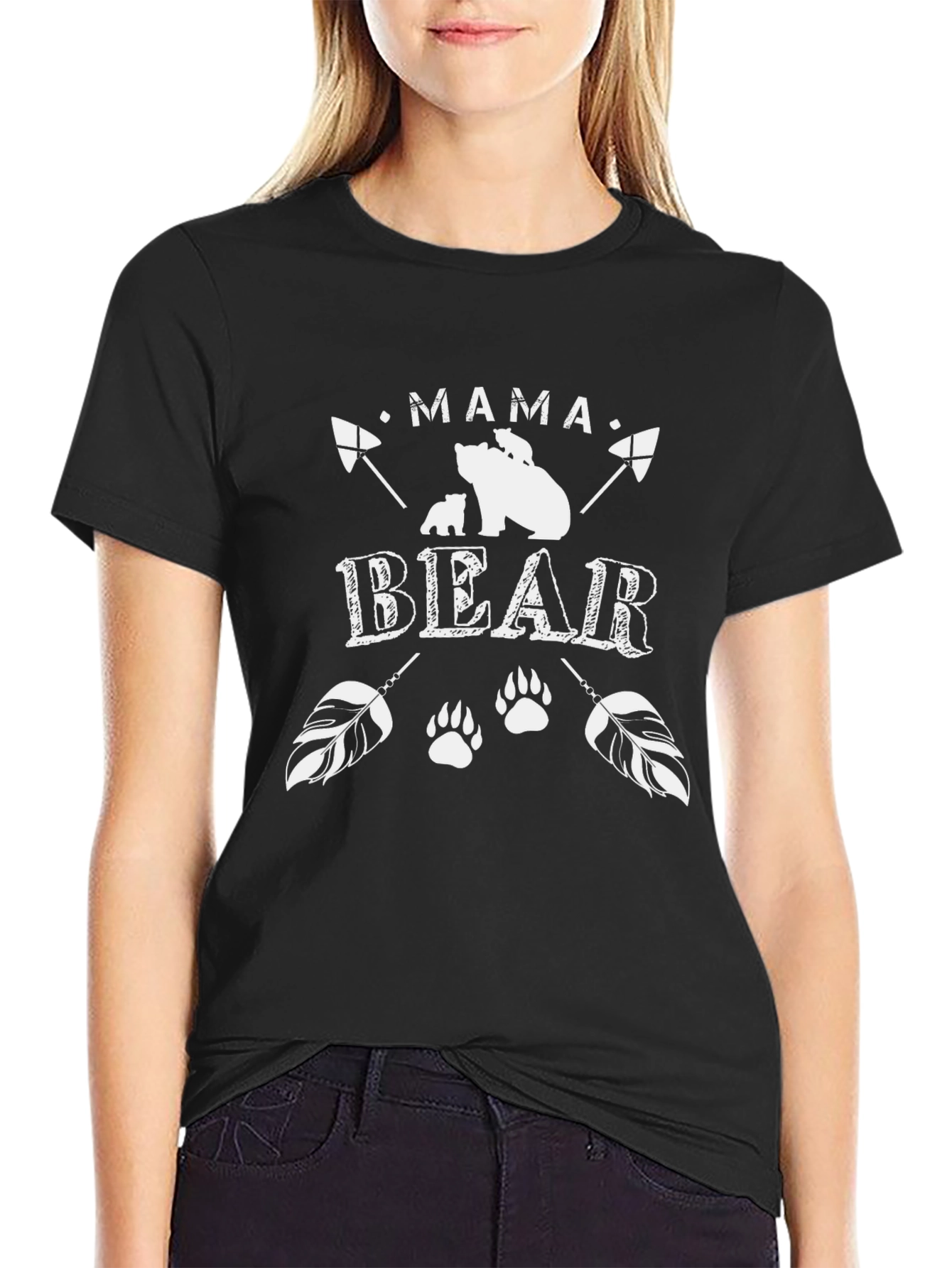 Mama Bear T-Shirt: Cute Graphic Tee for Moms