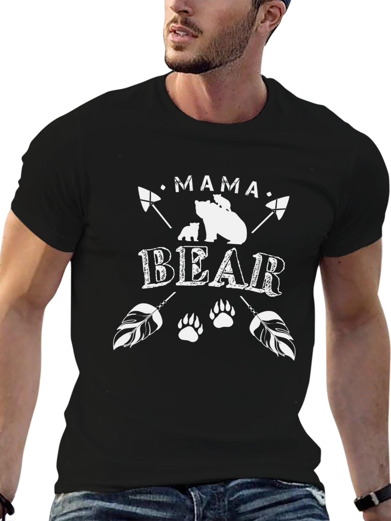 Mama Bear T-Shirt: Cute Graphic Tee for Moms