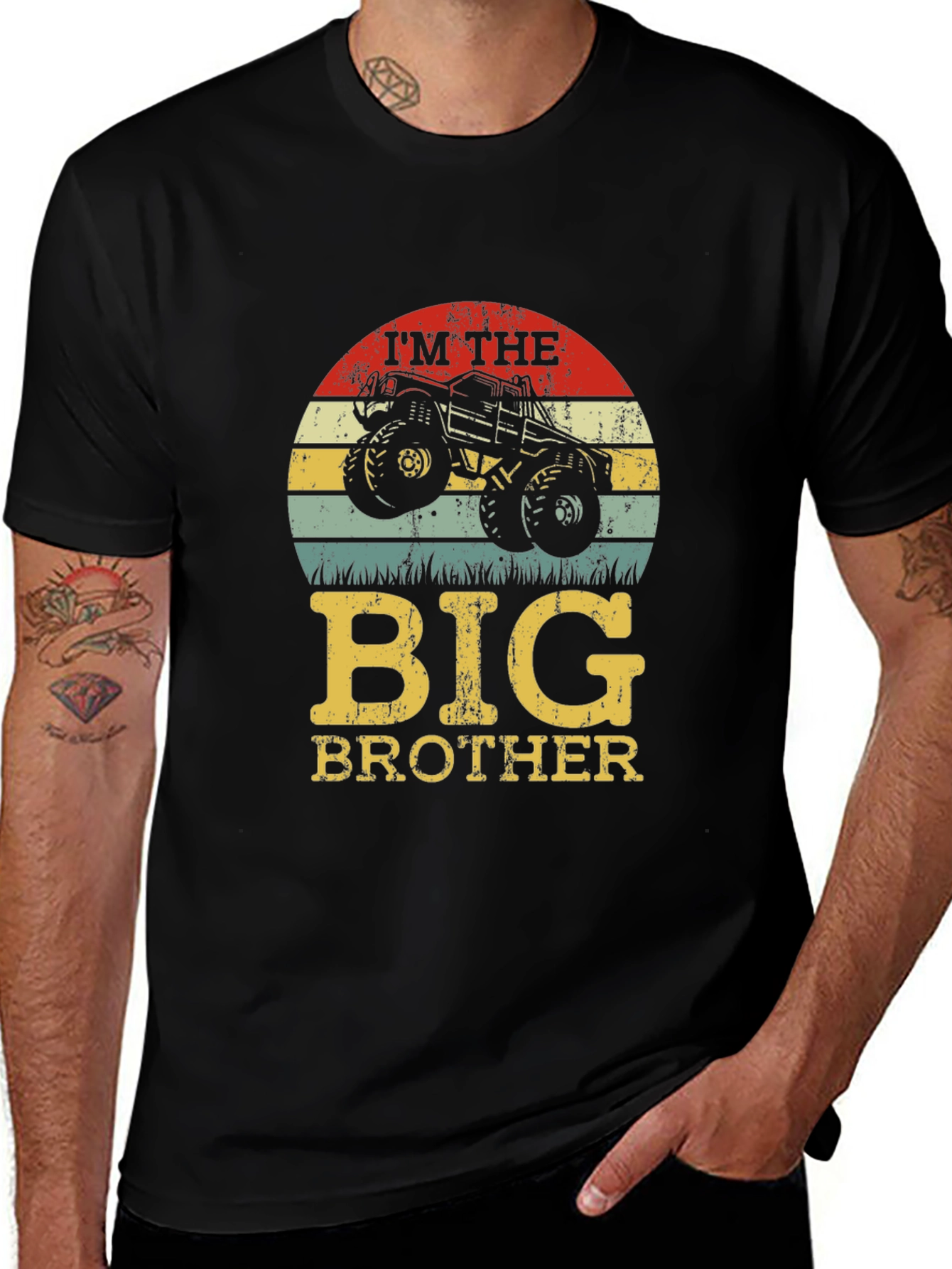 Im The Big Brother Monster Truck Tee