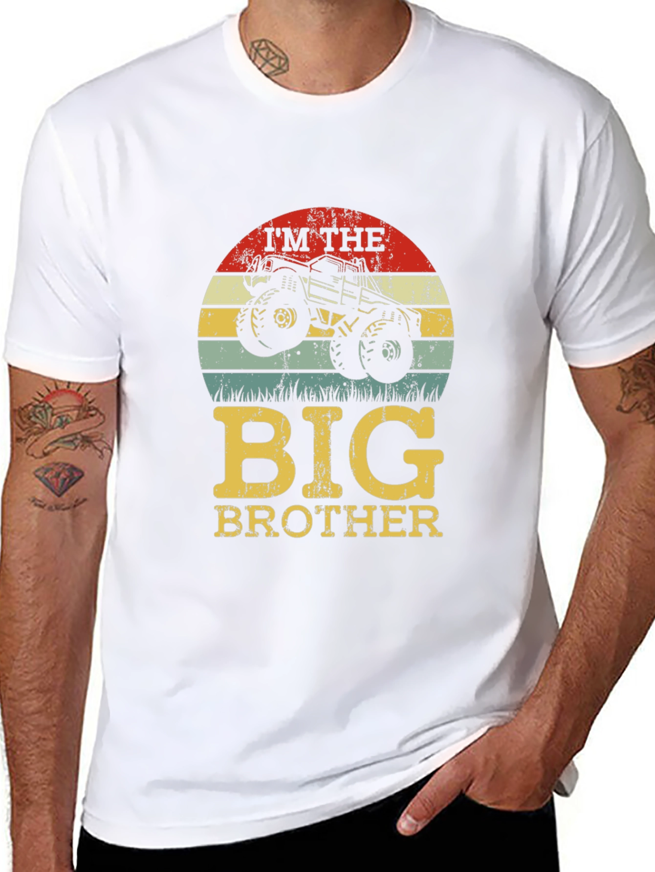 Im The Big Brother Monster Truck Tee