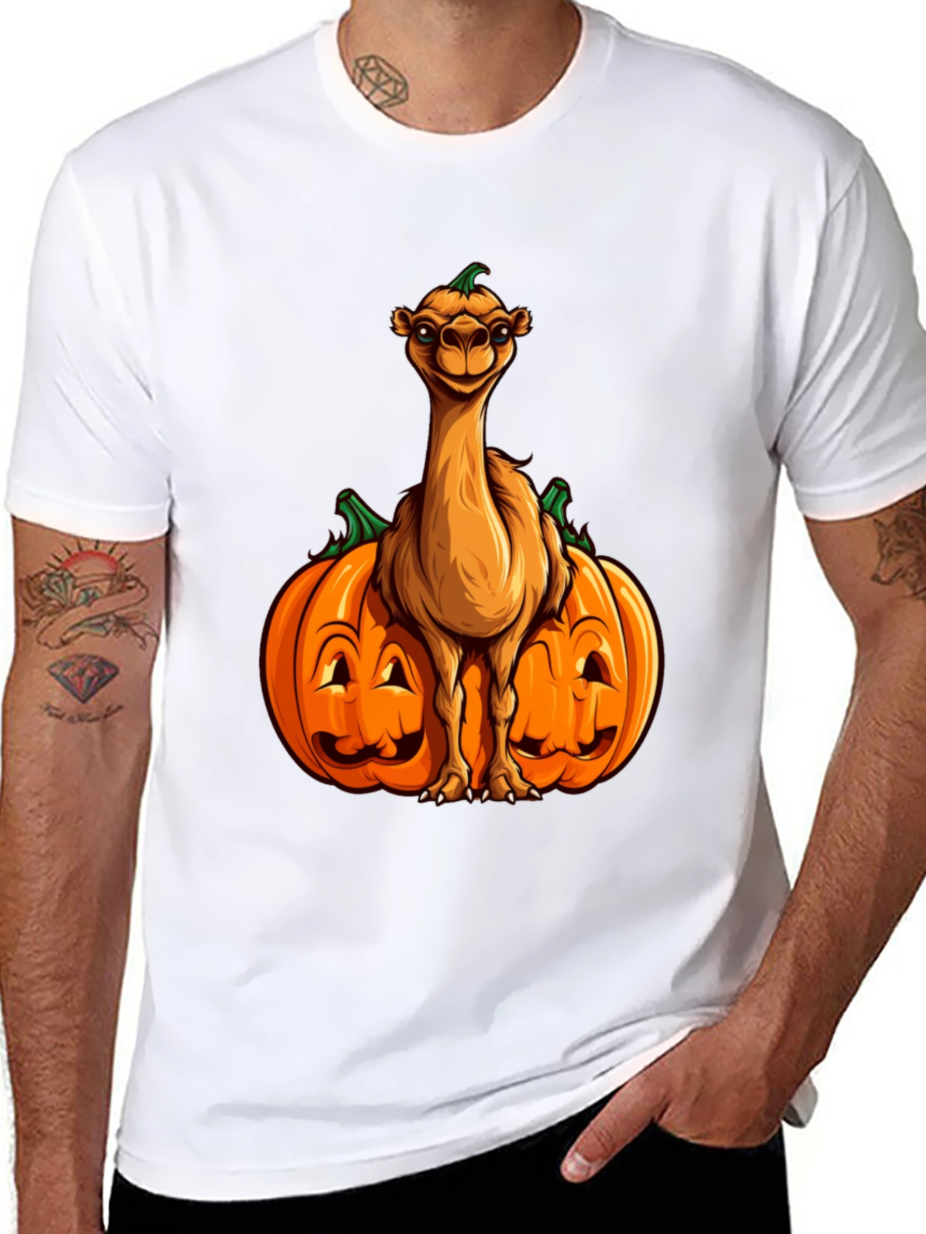 Camel Pumpkin Halloween T-Shirt