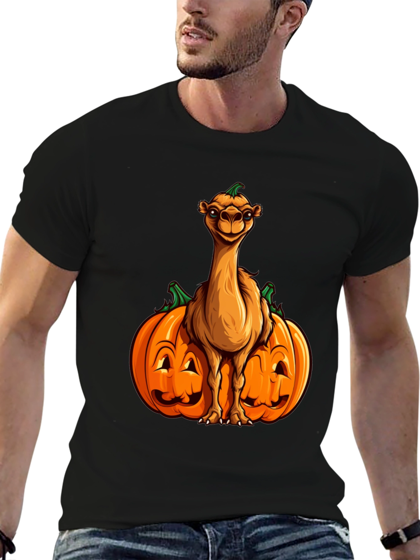 Camel Pumpkin Halloween T-Shirt