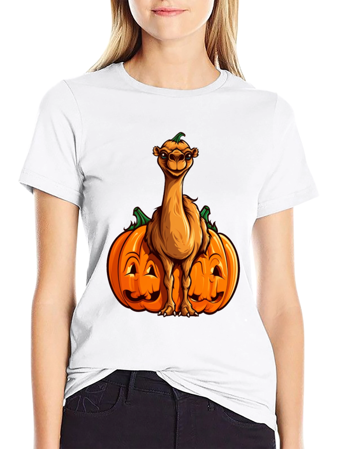 Camel Pumpkin Halloween T-Shirt