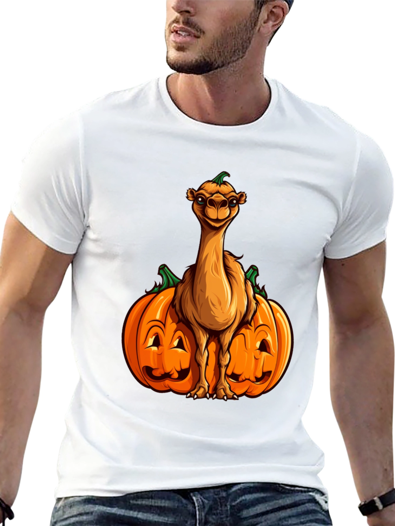 Camel Pumpkin Halloween T-Shirt