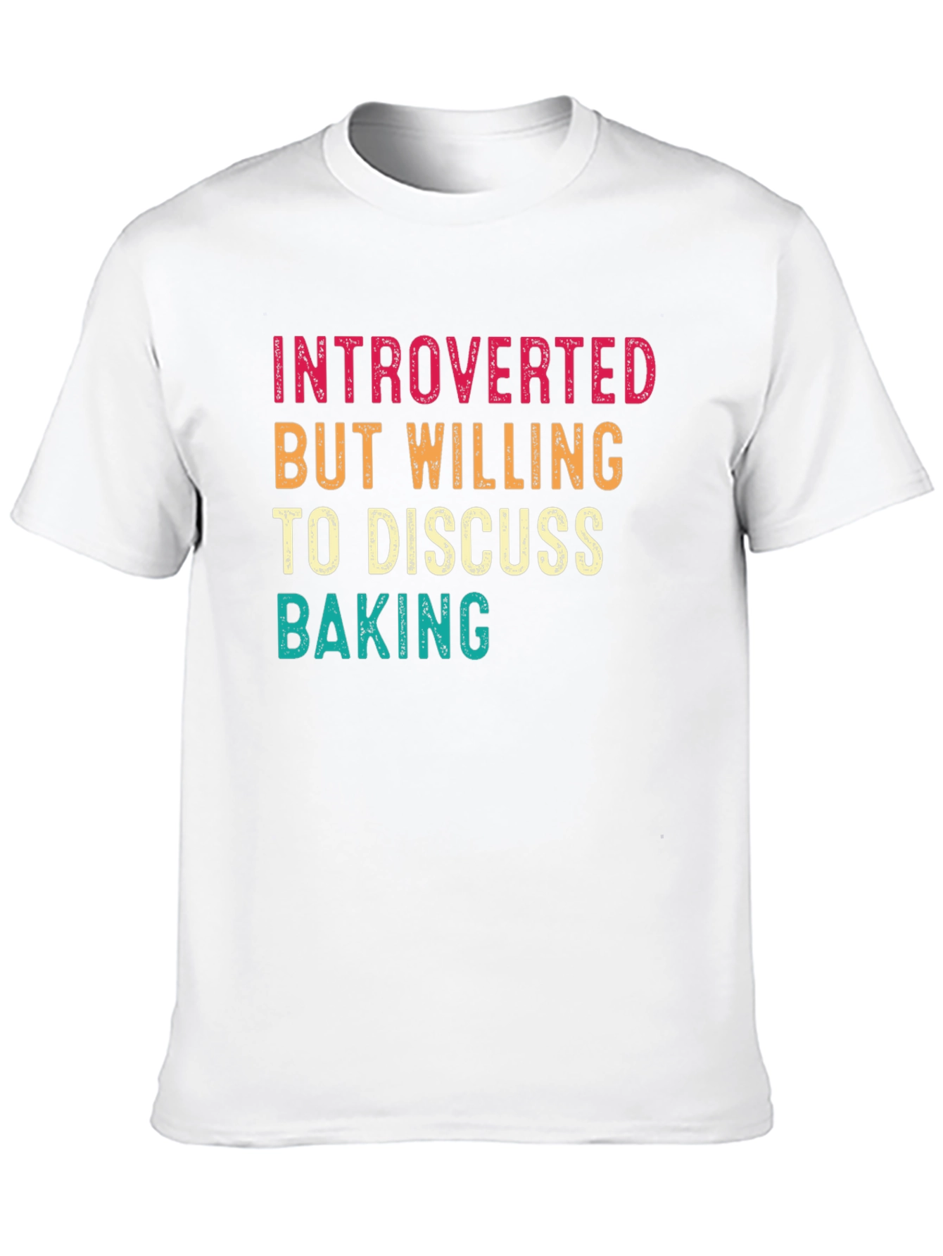 Introverted Baking T-Shirt: Funny Baker Tee