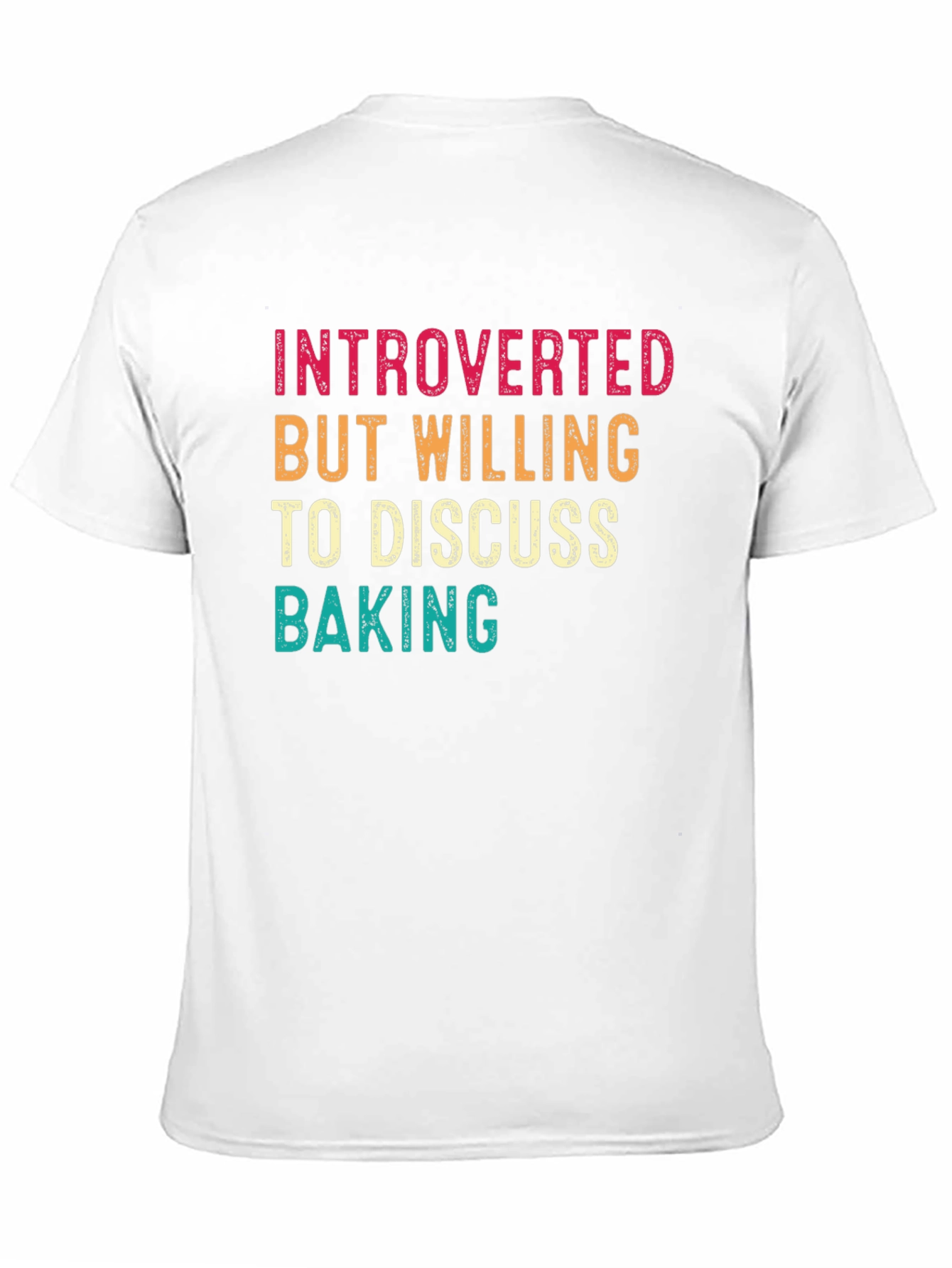 Introverted Baking T-Shirt: Funny Baker Tee