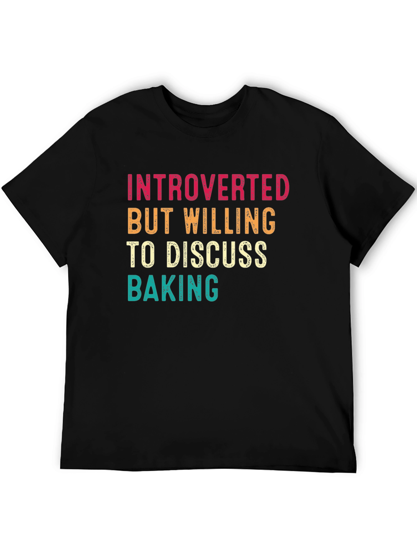 Introverted Baking T-Shirt: Funny Baker Tee