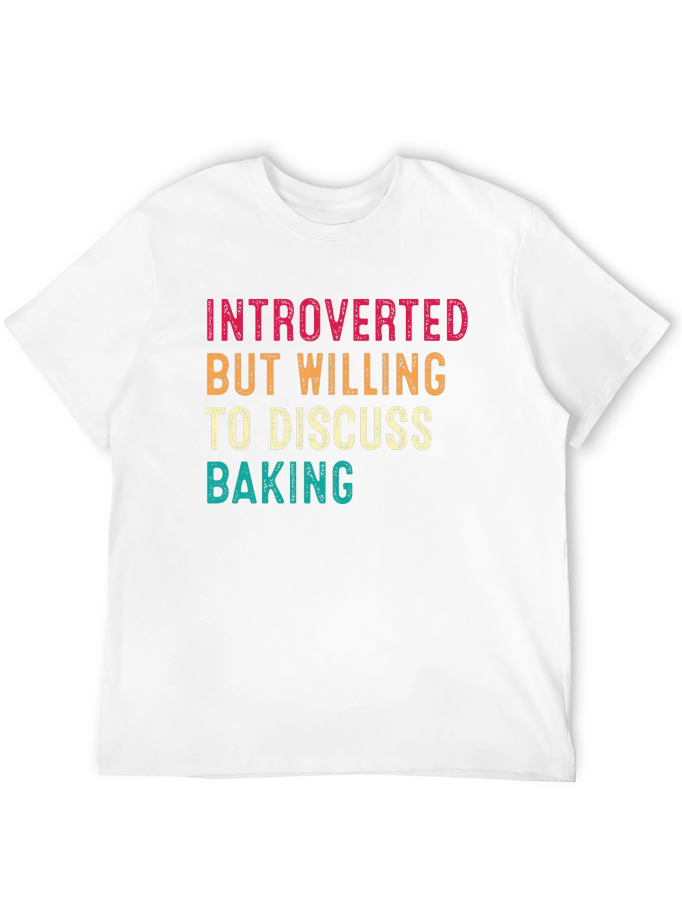 Introverted Baking T-Shirt: Funny Baker Tee