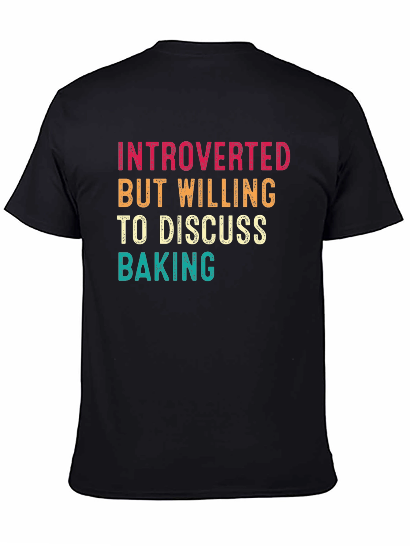 Introverted Baking T-Shirt: Funny Baker Tee
