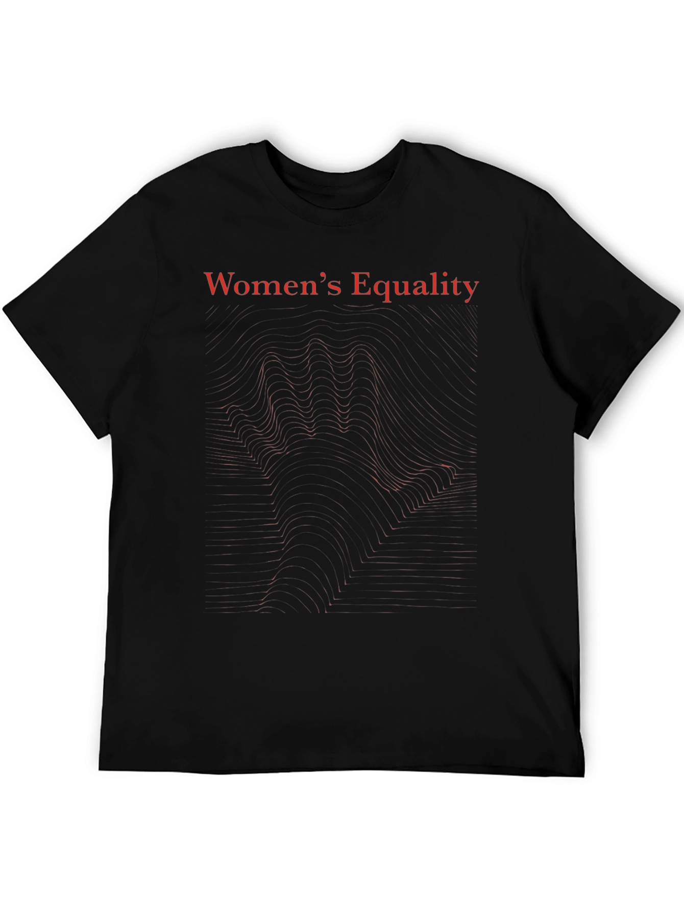 Womens Equality Graphic Tee - Black Cotton
