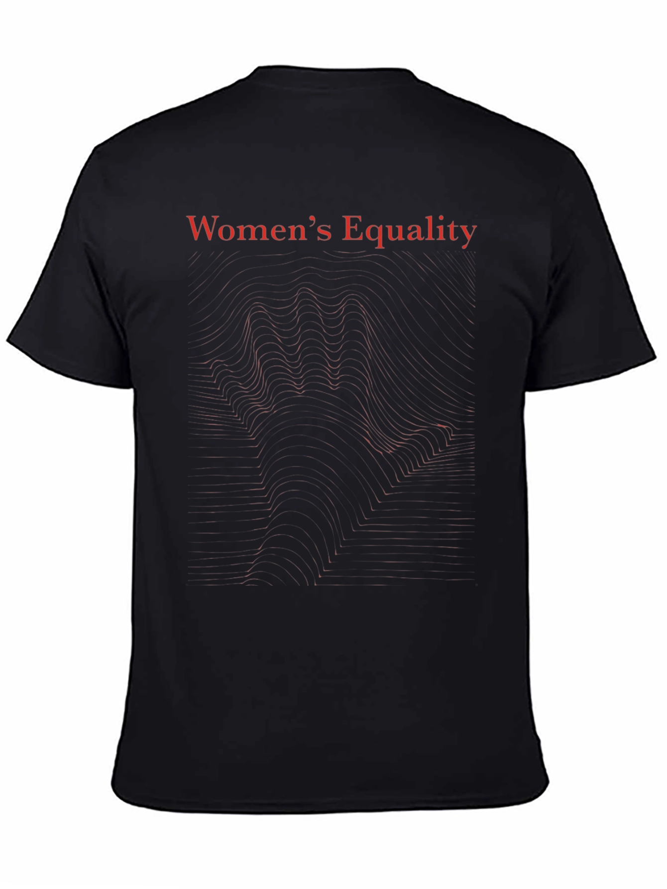 Womens Equality Graphic Tee - Black Cotton