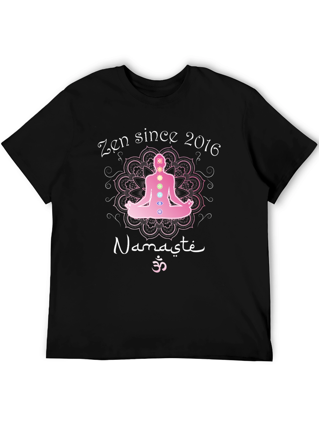 Zen Since 2016 Yoga Chakra Namaste T-Shirt