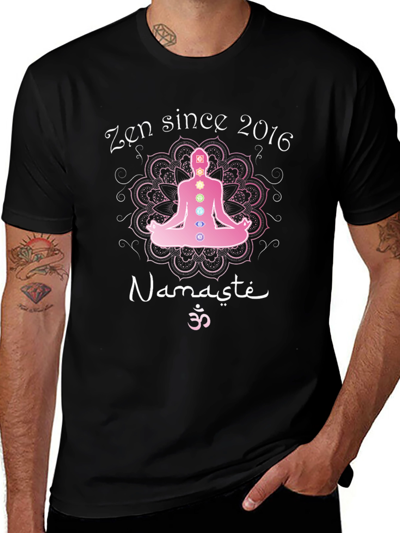 Zen Since 2016 Yoga Chakra Namaste T-Shirt