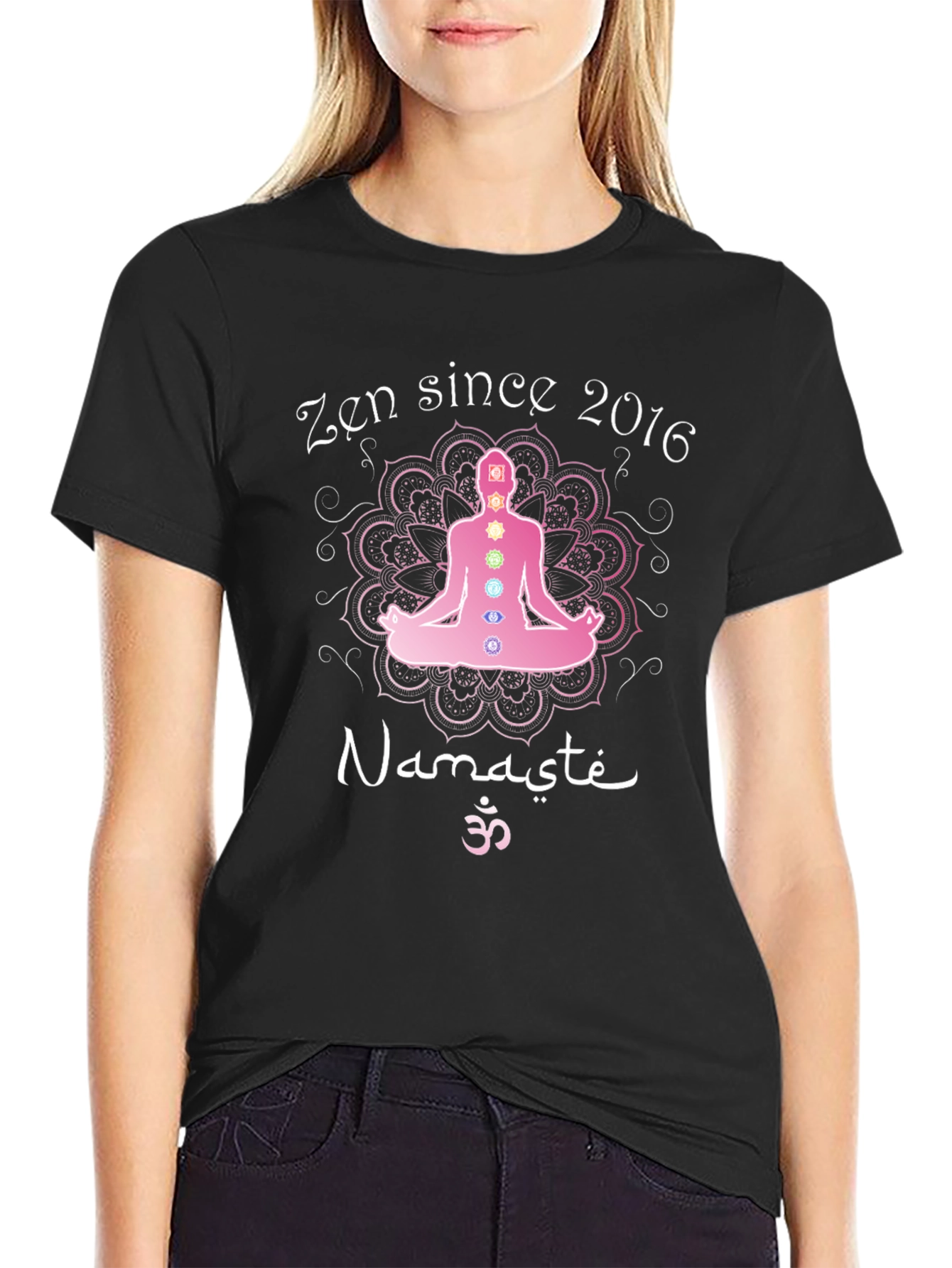 Zen Since 2016 Yoga Chakra Namaste T-Shirt