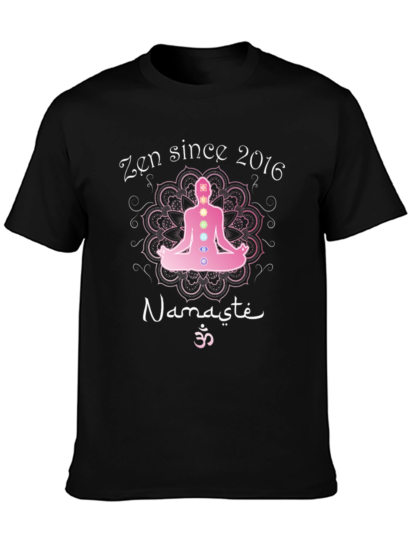 Zen Since 2016 Yoga Chakra Namaste T-Shirt