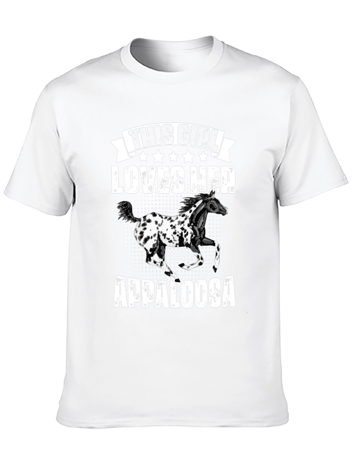 Appaloosa Horse Lover T-Shirt | Black Tee