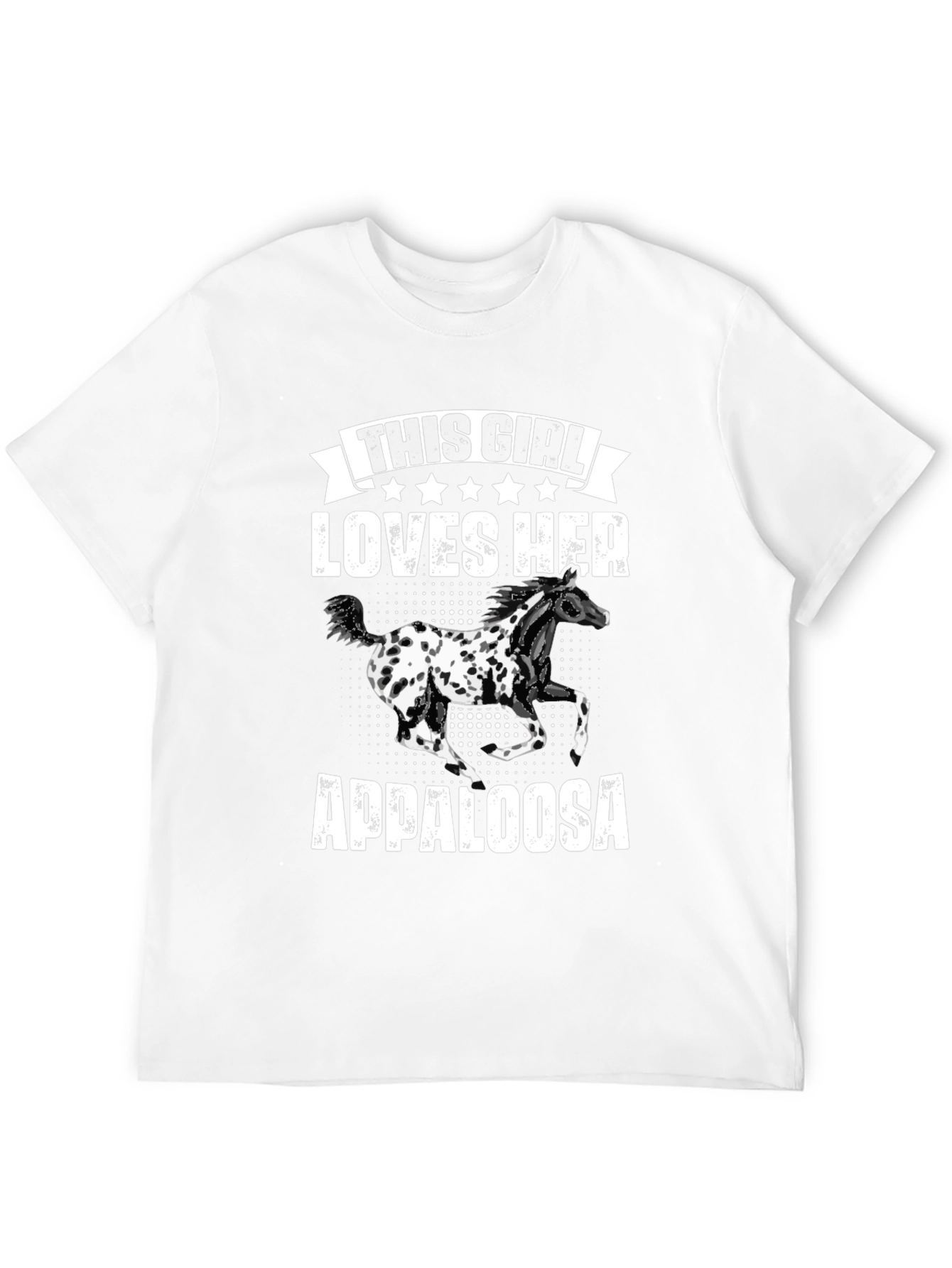 Appaloosa Horse Lover T-Shirt | Black Tee
