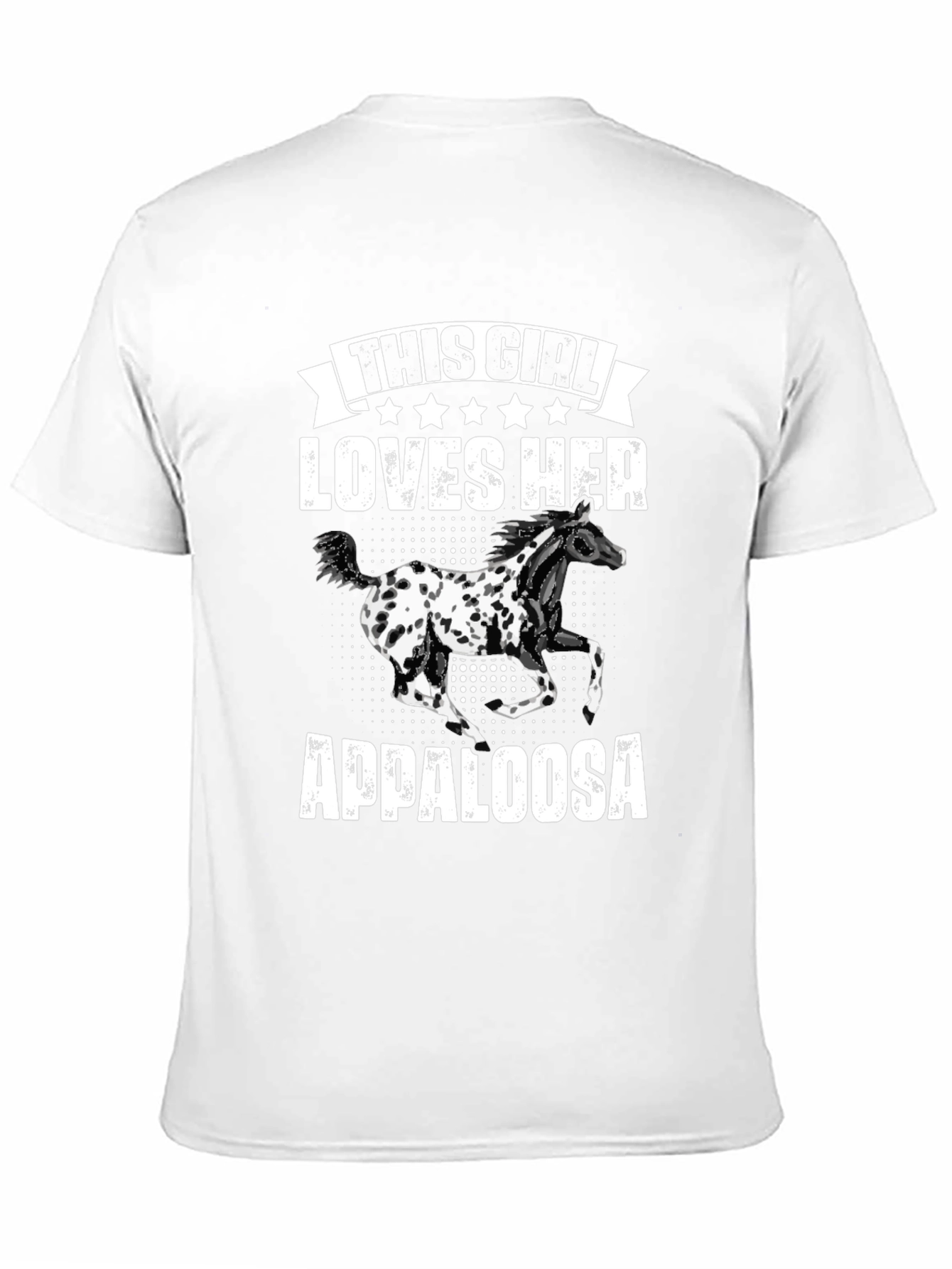 Appaloosa Horse Lover T-Shirt | Black Tee