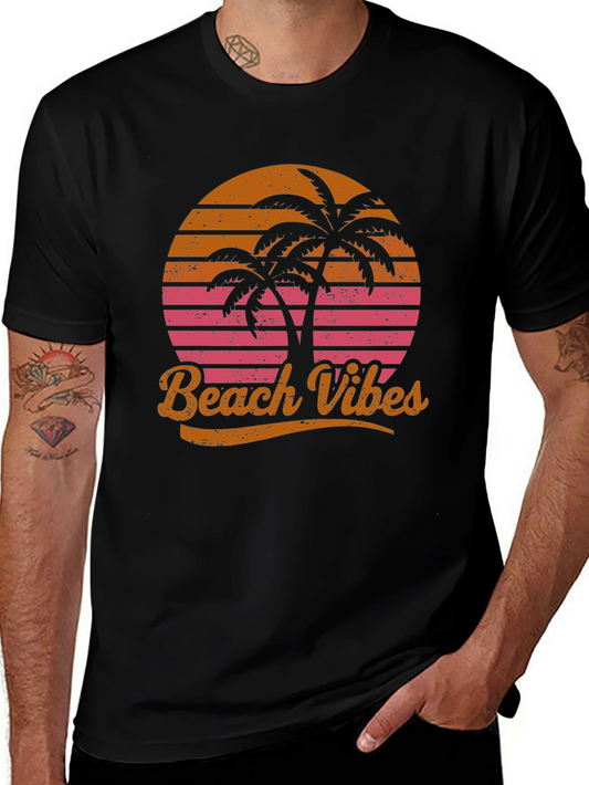 Retro Beach Vibes Graphic T-Shirt