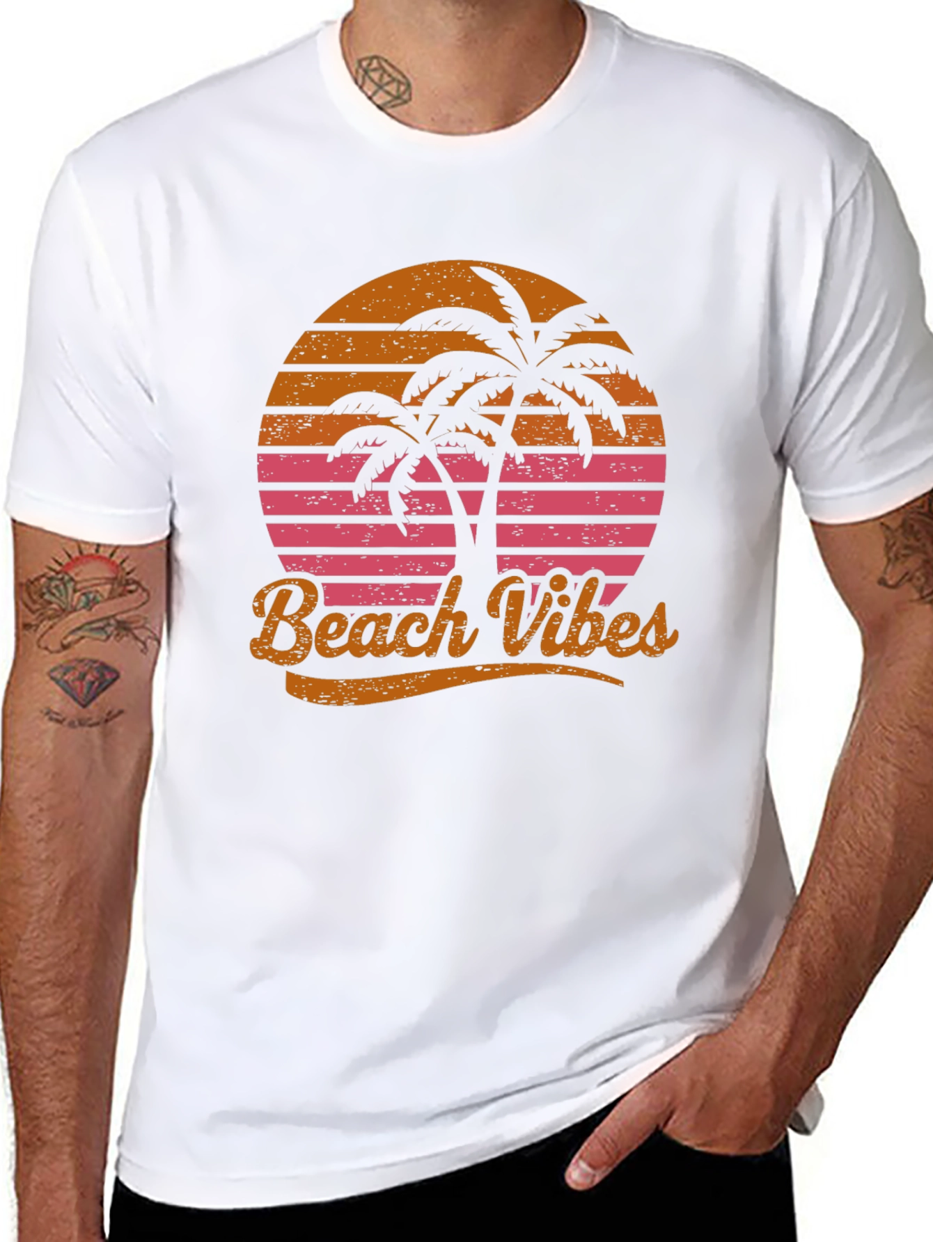 Retro Beach Vibes Graphic T-Shirt