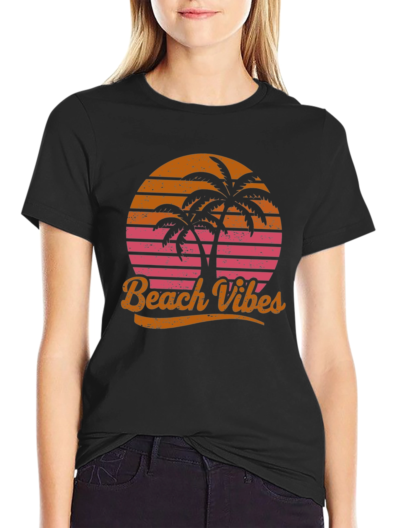 Retro Beach Vibes Graphic T-Shirt