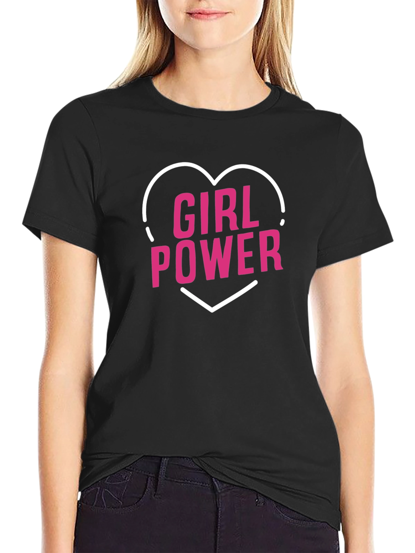 Girl Power Graphic Tee - Empowering Womens T-Shirt