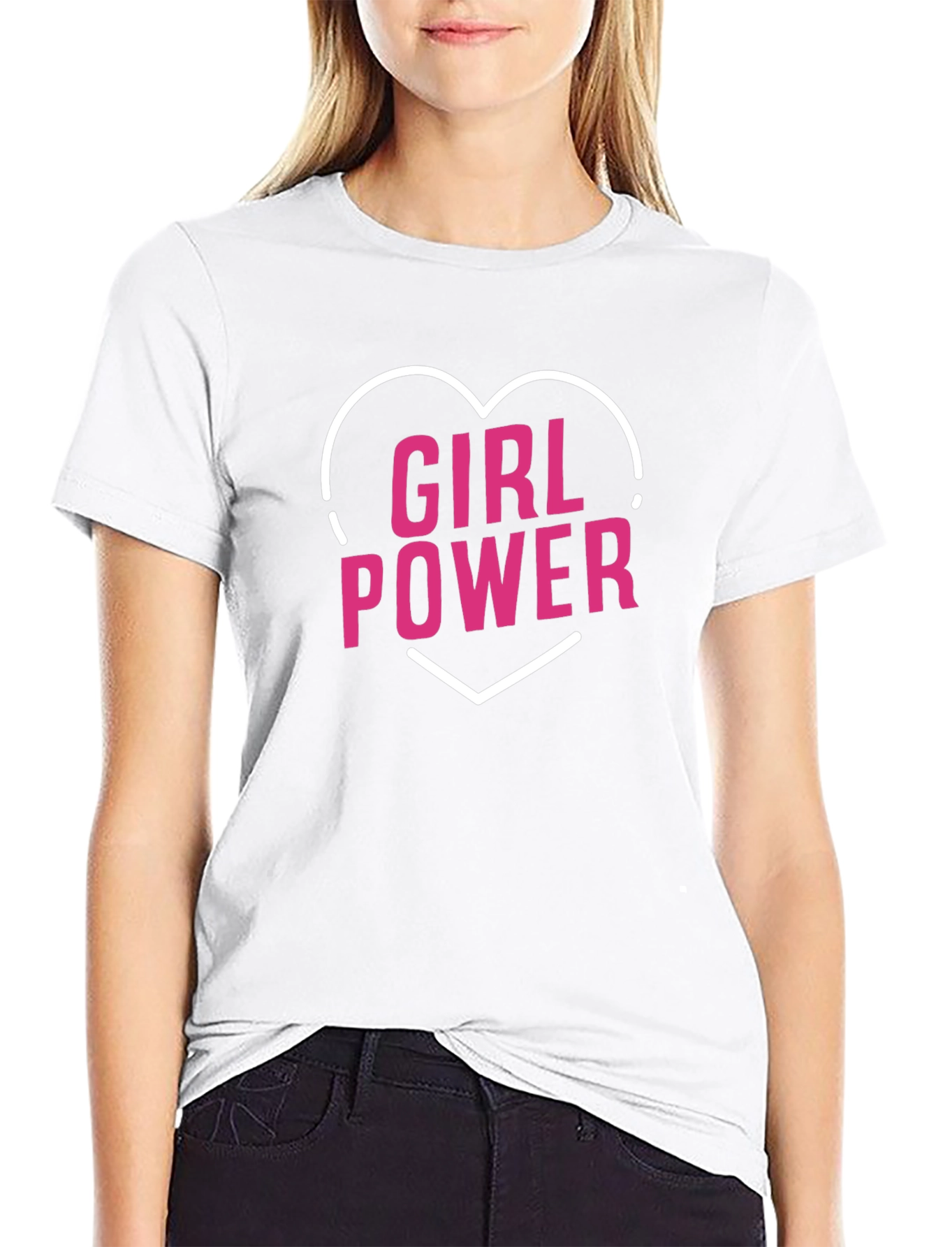 Girl Power Graphic Tee - Empowering Womens T-Shirt