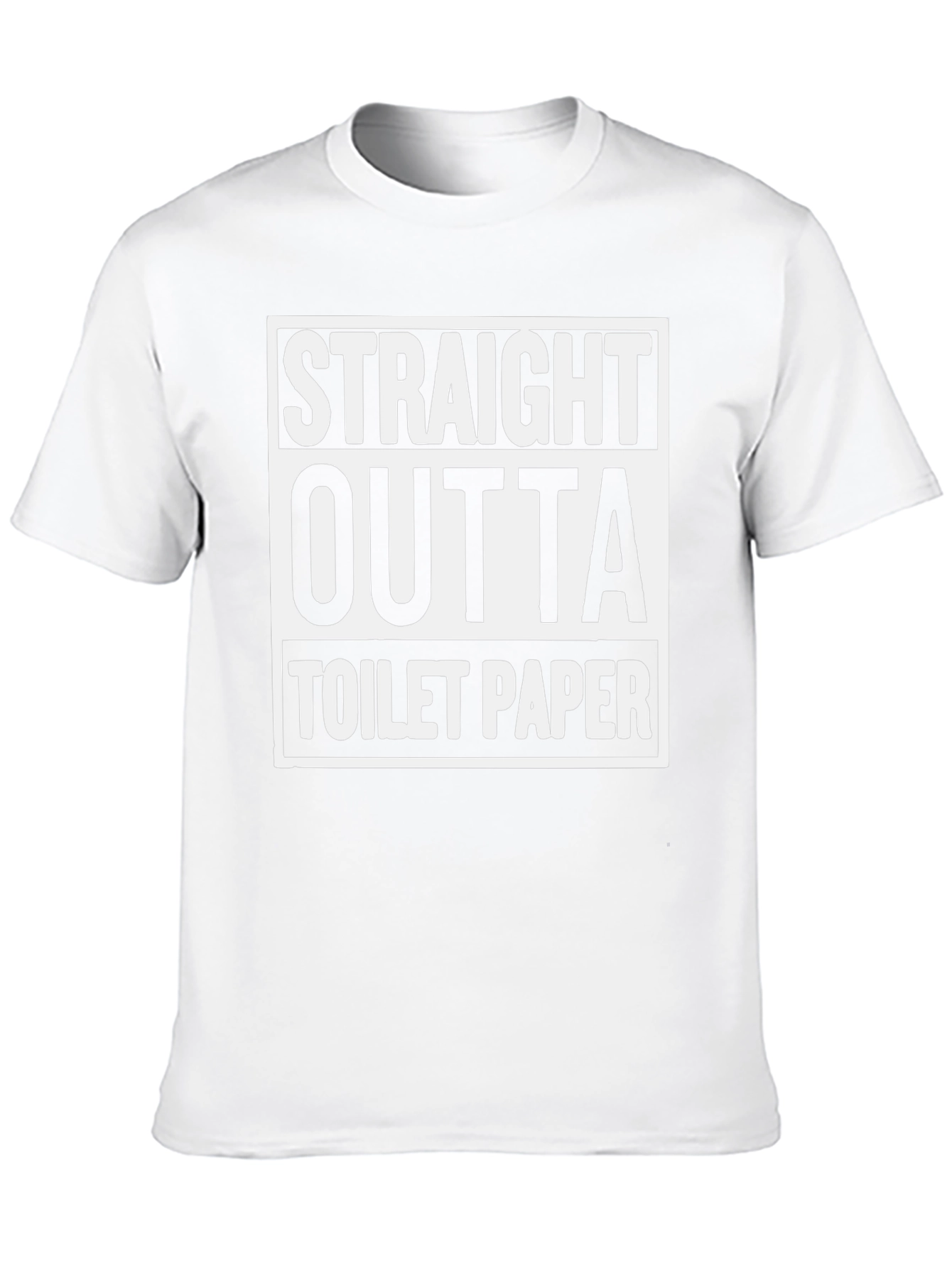 Straight Outta Toilet Paper Graphic T-Shirt