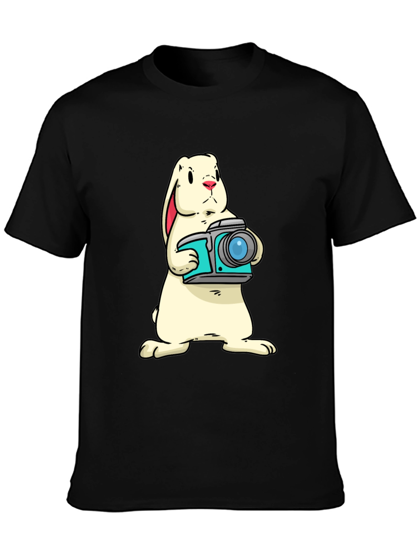 Bunny Photographer Graphic T-Shirt
