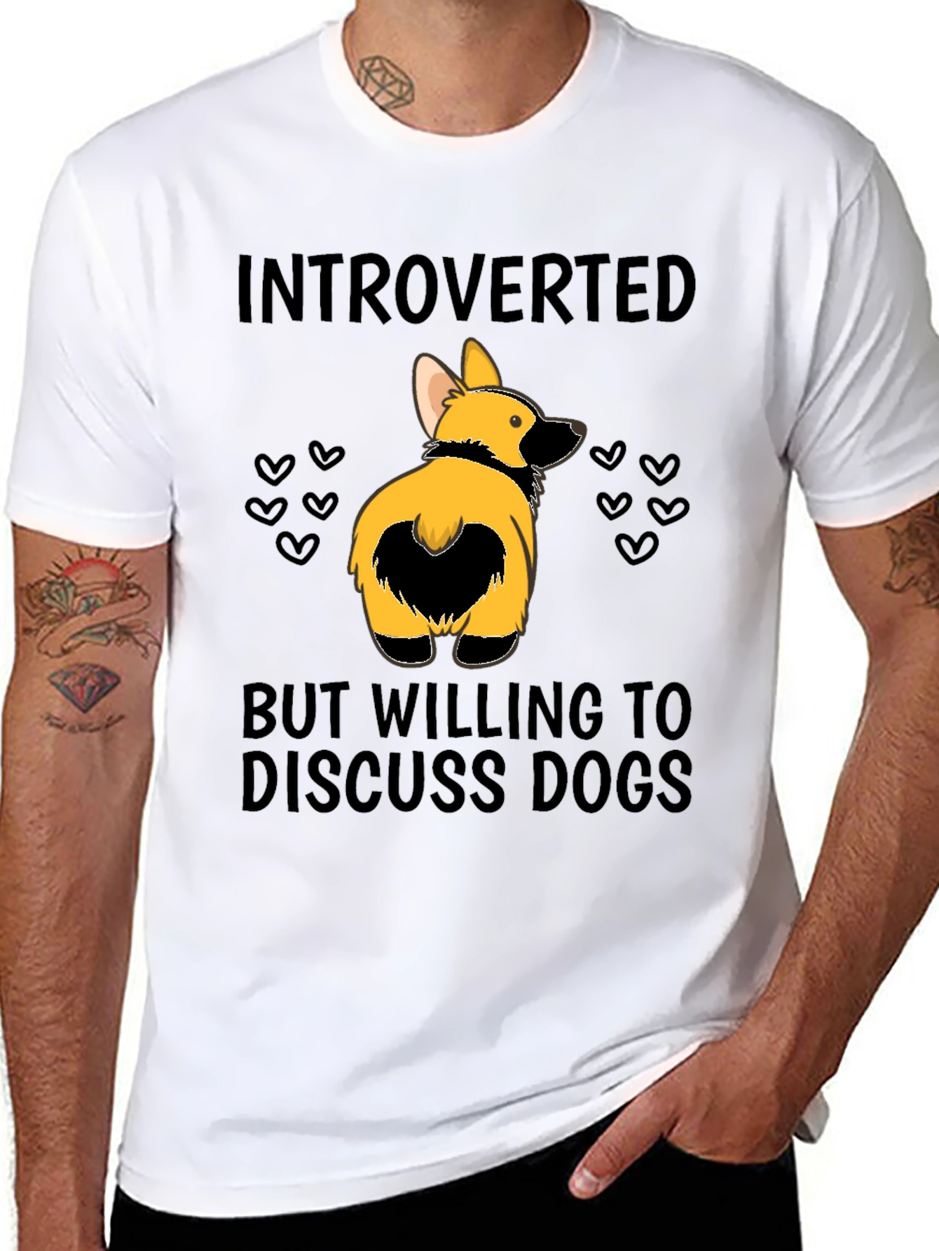 Introverted Dog Lover T-Shirt