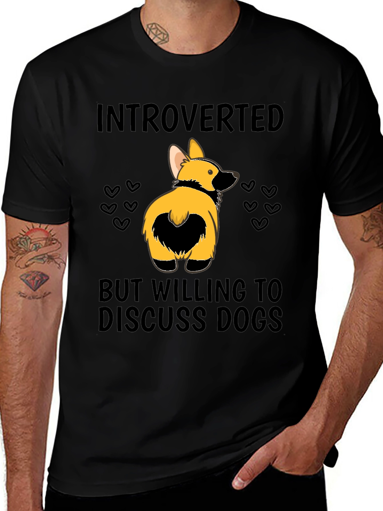 Introverted Dog Lover T-Shirt