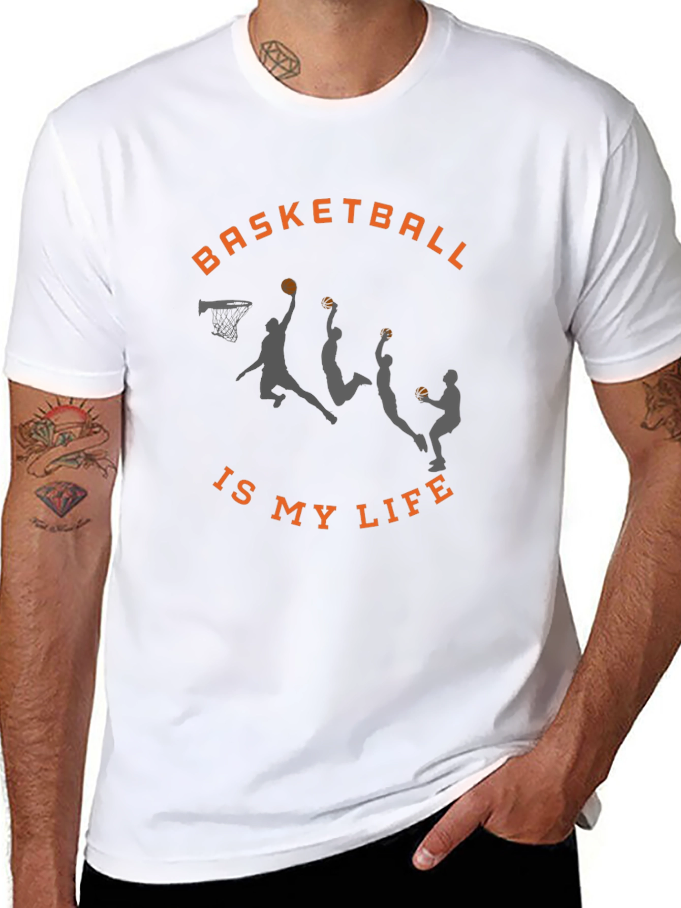 Basketball Is My Life Graphic T-Shirt