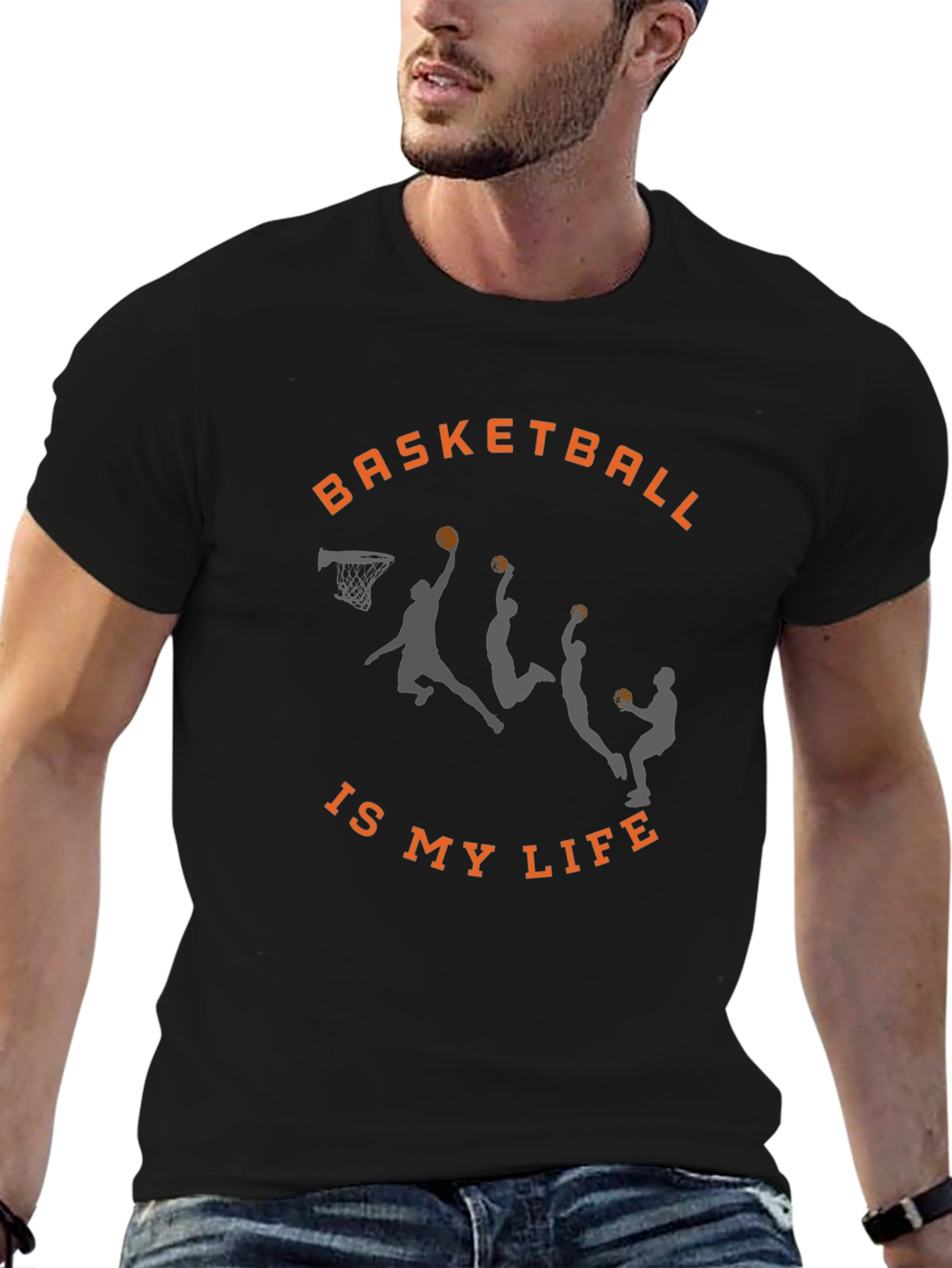 Basketball Is My Life Graphic T-Shirt