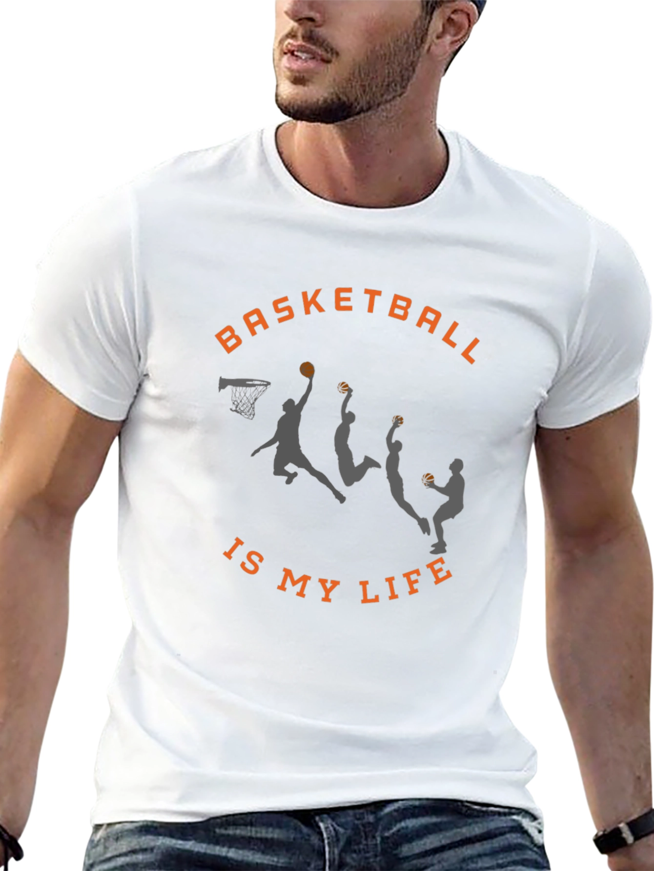 Basketball Is My Life Graphic T-Shirt