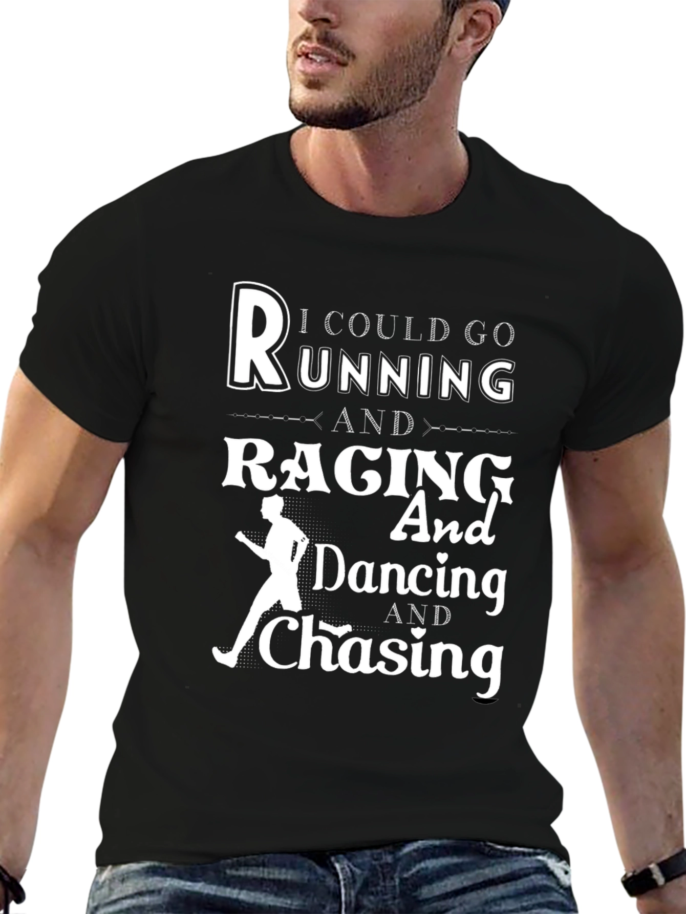 Running Raging Dancing Chasing Graphic T-Shirt