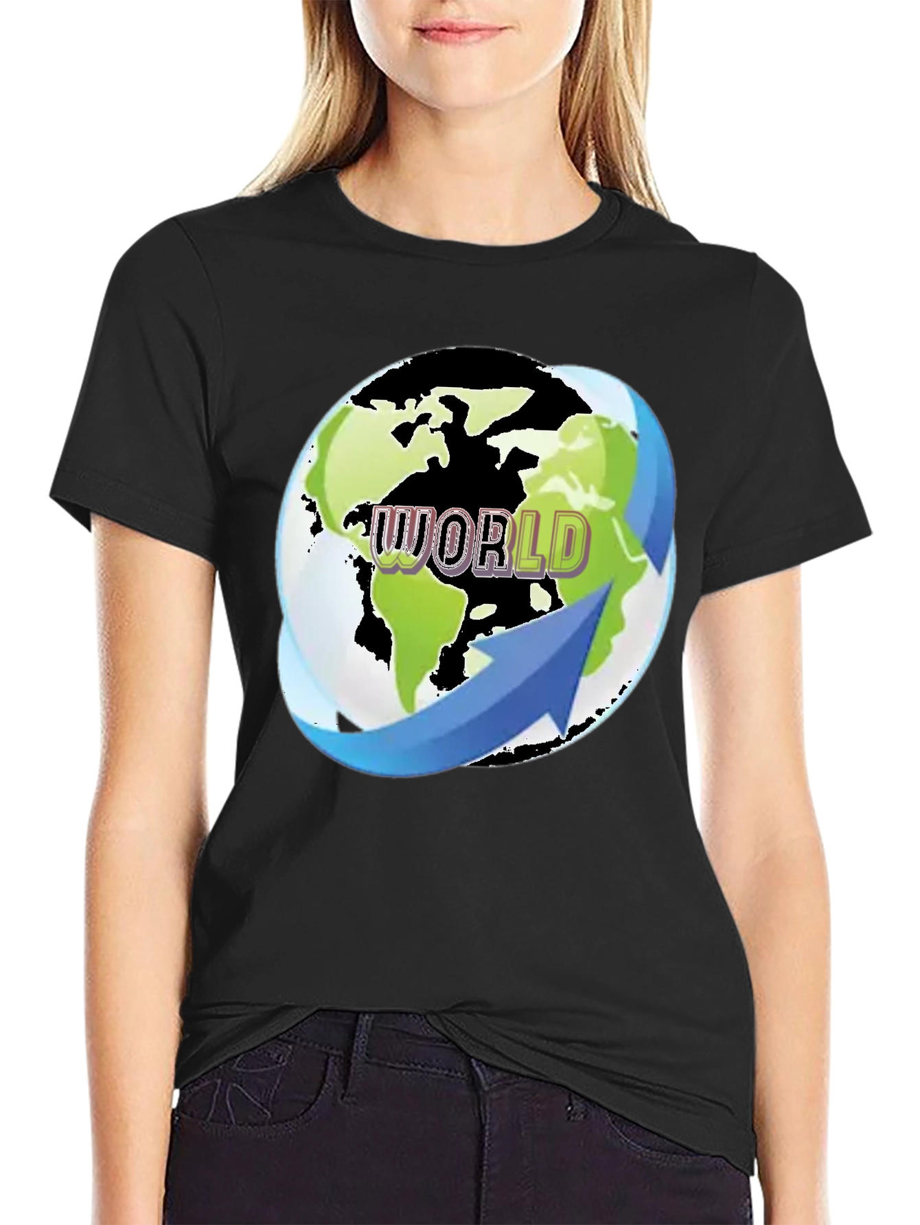 World Graphic Print Tee