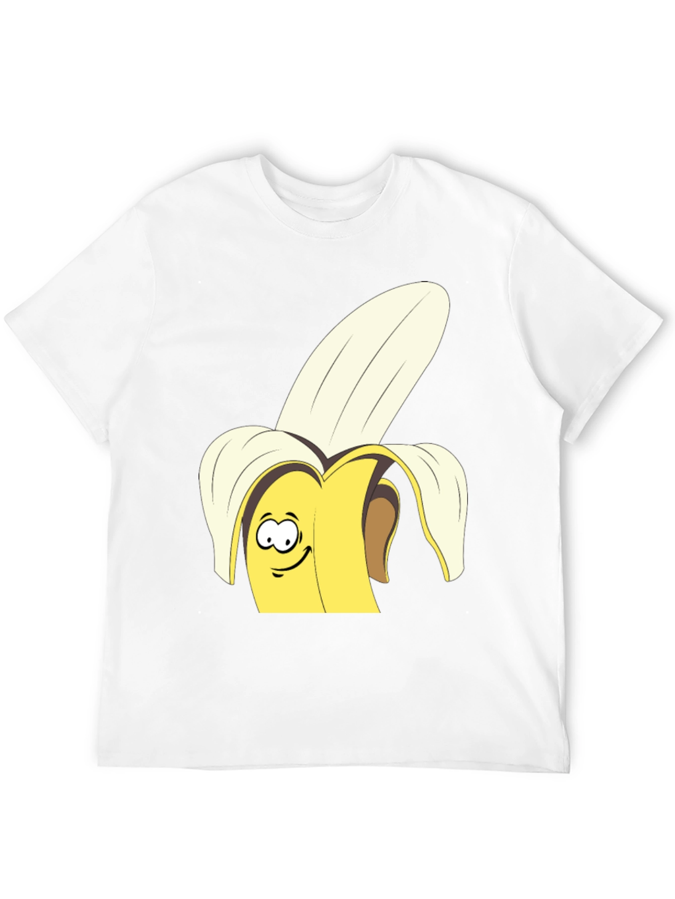 Funny Banana Graphic Tee - Black Cotton T-Shirt