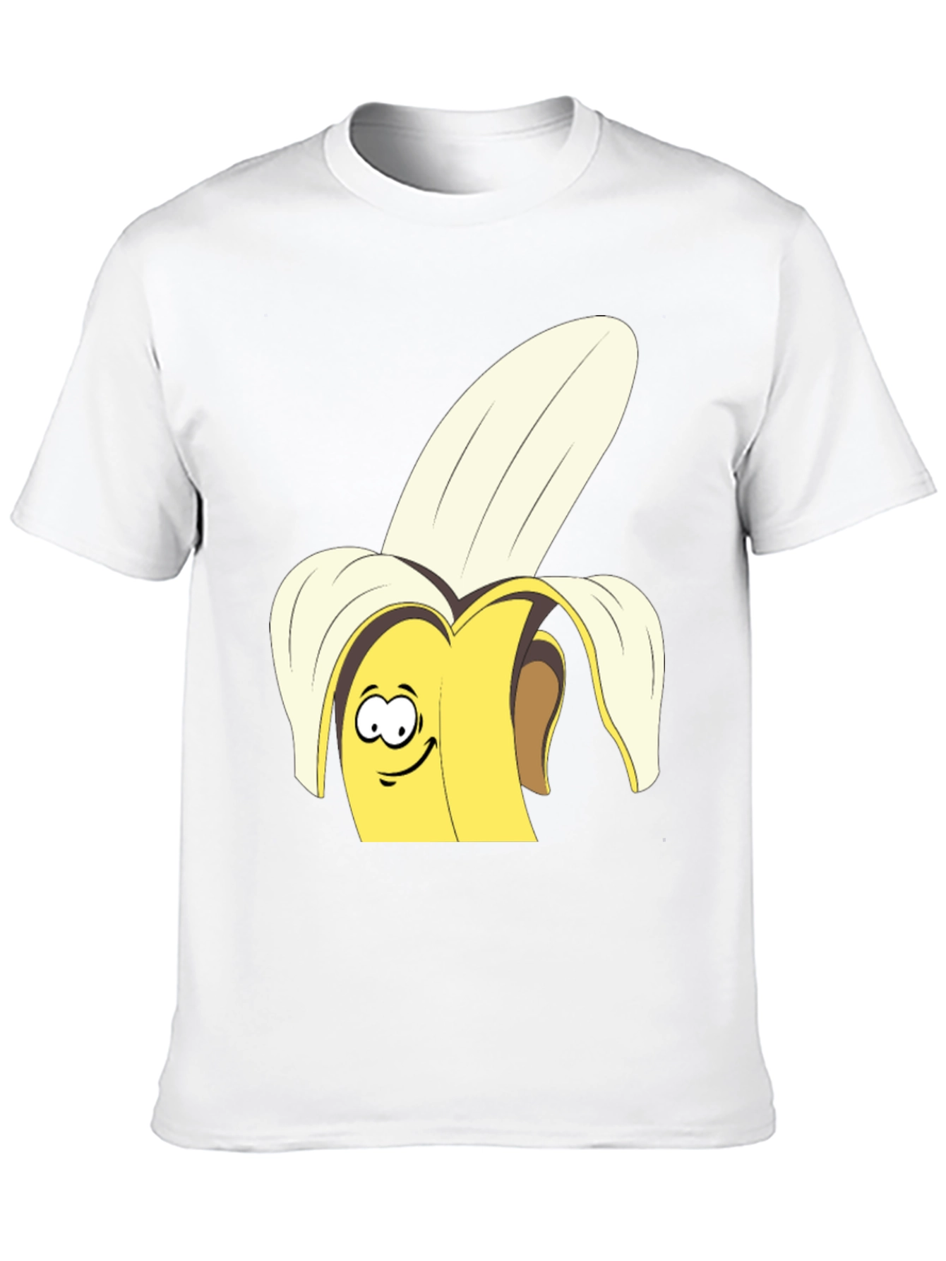 Funny Banana Graphic Tee - Black Cotton T-Shirt