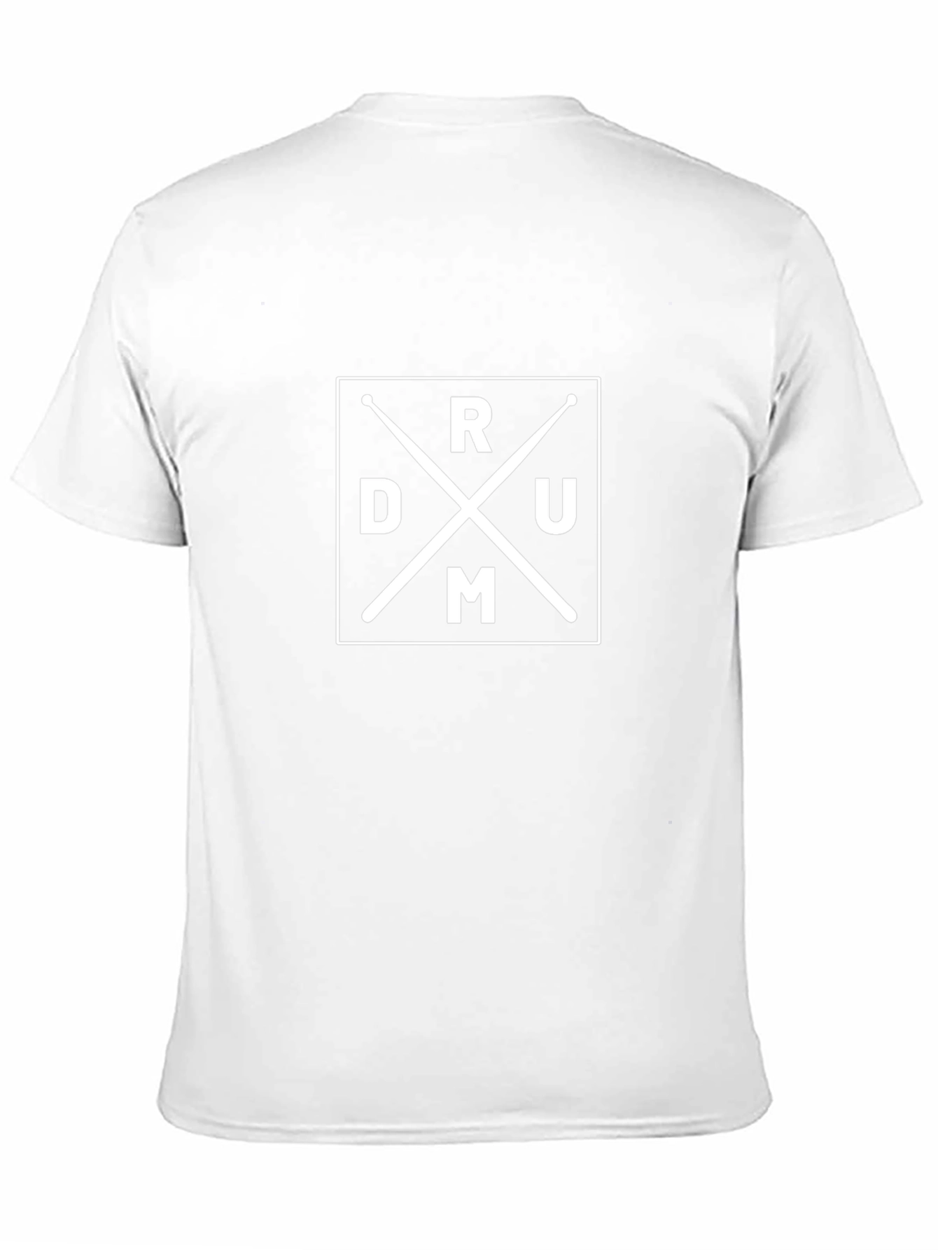 Drummer Graphic Tee - Black Cotton Blend