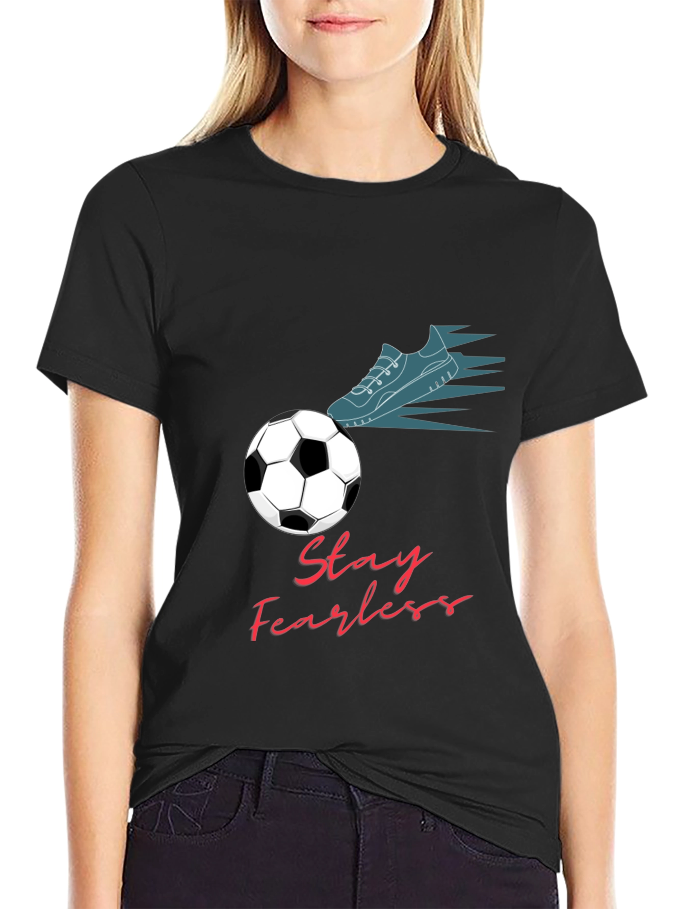 Stay Fearless Soccer Tee
